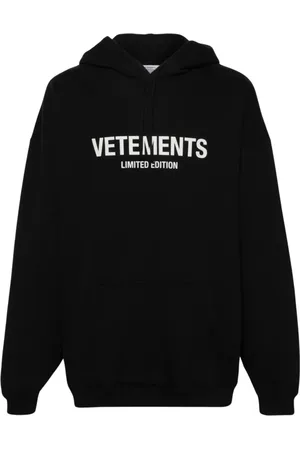 Vetements Bluzy, Mężczyzna, Czarny, S, Limitowana Edycja Bluza