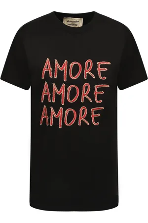 ALESSANDRO ENRIQUEZ Koszulki, Kobieta, Czarny, M, T-Shirts