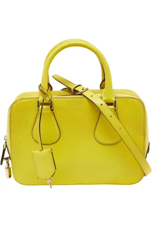 Bally Pre-owned, Kobieta, Żółty, ONE SIZE, Pre-owned Skórzane torebki