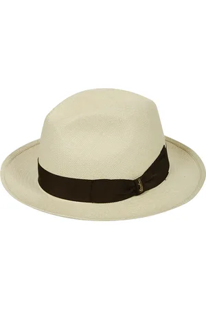 Borsalino Akcesoria, Mężczyzna, Beżowy, 59 CM, Hats