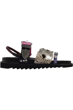 TOGA PULLA Buty, Kobieta, Czarny, 36 EU, Flat Sandals