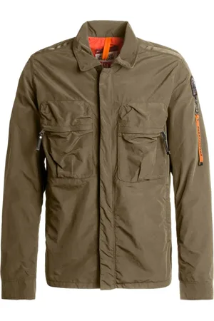 Parajumpers Kurtki, Mężczyzna, Zielony, L, Nylon, Lekka Parka z Nylonu