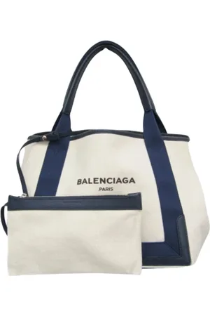 Balenciaga Pre-owned, Kobieta, Biały, ONE SIZE, Len, Pre-owned Canvas handbags