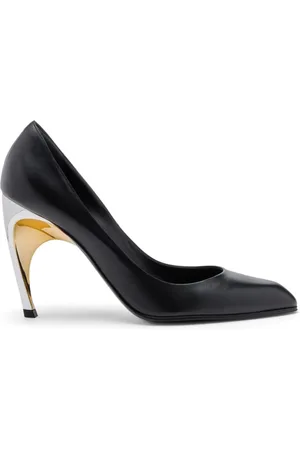 Alexander McQueen Buty, Kobieta, Czarny, 38 EU, Czarny szpiczasty czubek szpilki