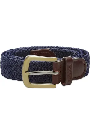 Barbour Akcesoria, unisex, Niebieski, L, Len, Pasek
