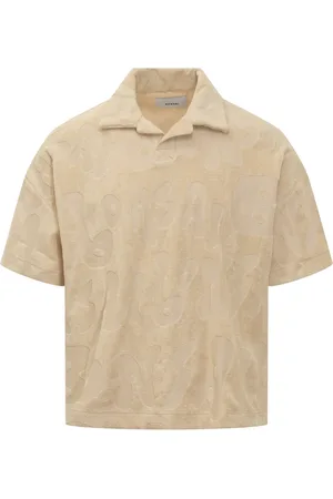 BONSAI Koszulki, Mężczyzna, Beżowy, M, Polo Shirts