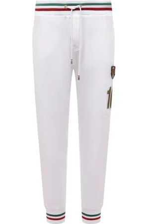 Dolce & Gabbana Spodnie, Mężczyzna, Biały, L, Sweatpants