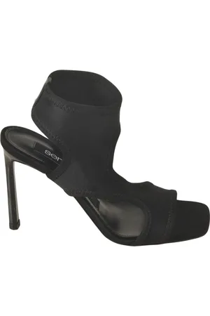 Sergio Rossi Buty, Kobieta, Czarny, 39 EU, Czarne Sandały