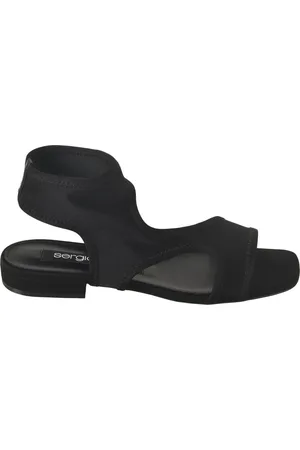 Sergio Rossi Buty, Kobieta, Czarny, 40 EU, Czarne Sandały dla Kobiet