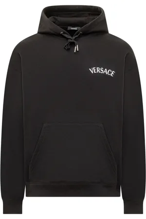 VERSACE Bluzy, Mężczyzna, Czarny, L, Sweatshirt - Stylowy i Wygodny