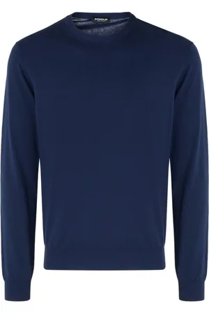 Dondup Bluzy, Mężczyzna, Niebieski, S, Long Knitwear