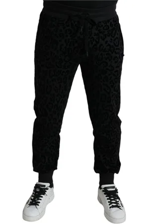 Dolce & Gabbana Spodnie, Mężczyzna, Czarny, L, Sweatpants
