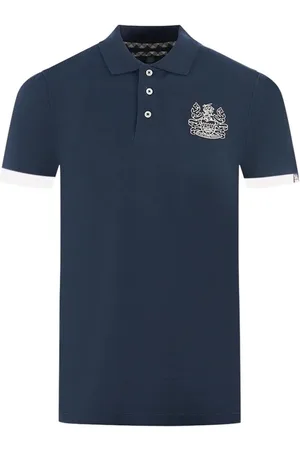 Aquascutum Koszulki, Mężczyzna, Niebieski, S, Polo Shirts