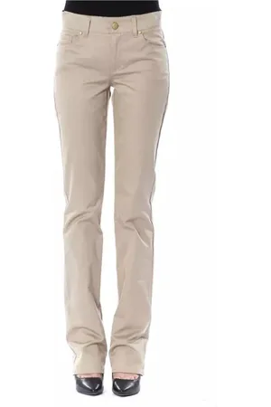 Byblos Spodnie, Kobieta, Beżowy, W30, Straight Trousers
