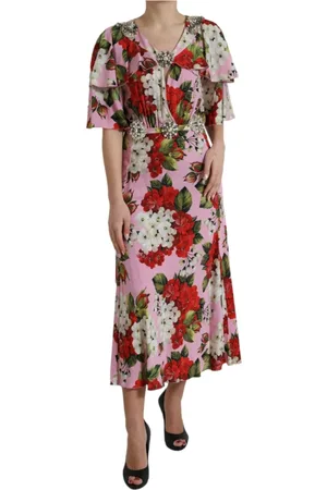 Dolce & Gabbana Sukienki, Kobieta, Wielobarwność, S, Maxi Sukienki
