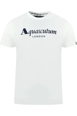 Aquascutum Koszulki, Mężczyzna, Biały, XL, T-Shirts
