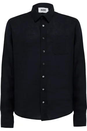 ALPHA STUDIO Koszule, Mężczyzna, Niebieski, S, Casual Shirts