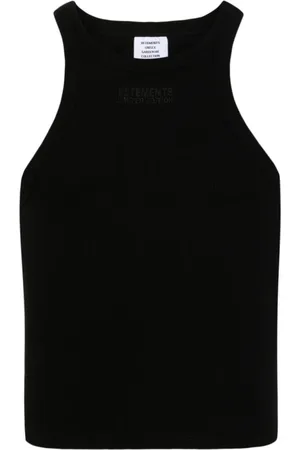 Vetements Koszulki, Kobieta, Czarny, XL, Sleeveless Tops