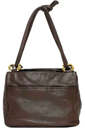 Loewe Pre-owned, Kobieta, brązowy, ONE SIZE, Skóra, Pre-owned skórzane torby na ramię