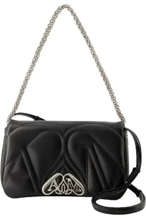 Alexander McQueen Torebki, Kobieta, Czarny, ONE SIZE, Skóra, Leather shoulder-bags