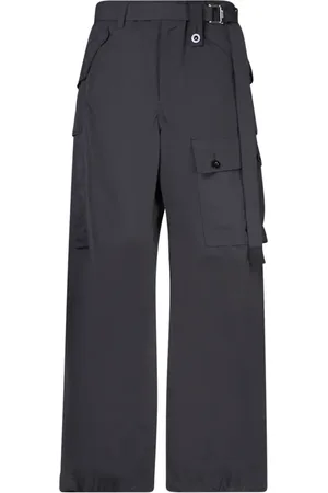 SACAI Spodnie, Mężczyzna, Czarny, L, Czarne Spodnie Aw 23 dla Mężczyzn