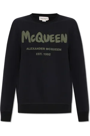 Alexander McQueen Bluzy, Mężczyzna, Czarny, S, Bluza z logo