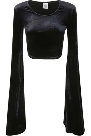 Vetements Koszulki, Kobieta, Czarny, S, Long Sleeve Tops