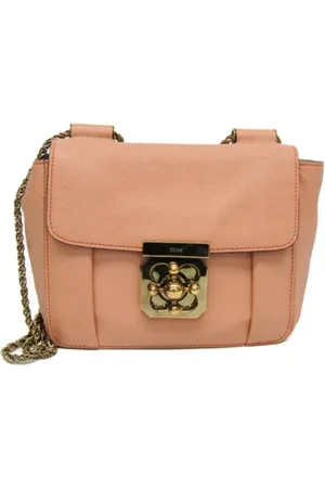 Chloé Pre-owned, Kobieta, Różowy, ONE SIZE, Skóra, Pre-owned skórzane torby na ramię