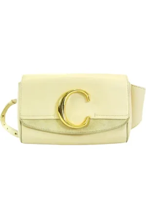 Chloé Pre-owned, Kobieta, Beżowy, ONE SIZE, Skóra, Pre-owned skórzane torby na ramię