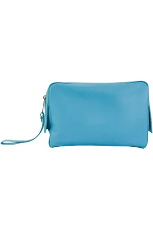 Bottega Veneta Pre-owned, Kobieta, Niebieski, ONE SIZE, Skóra, Pre-owned Leather clutches