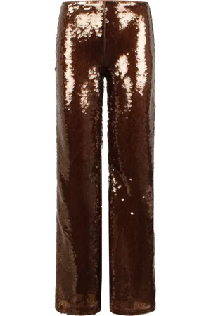 Alberta Ferretti Spodnie, Kobieta, brązowy, S, Trousers