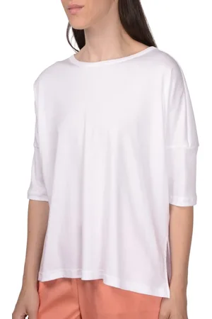 Gran Sasso Koszulki, Kobieta, Biały, S, Long Sleeve Tops