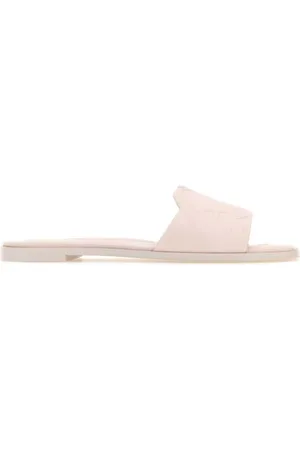 Alexander McQueen Buty, Kobieta, Różowy, 37 EU, Pastelowe Różowe Skórzane Kapcie