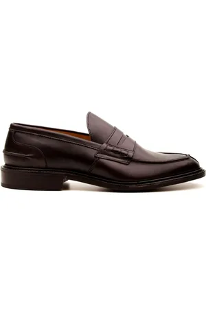 TRICKERS Buty, Mężczyzna, brązowy, 43 EU, Brązowe Mokasyny Jamesa Skórzane