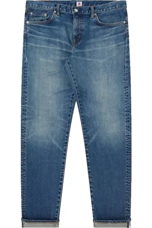 Edwin Jeansy, Mężczyzna, Niebieski, W31, Denim, Jeansy o prostym krojuy