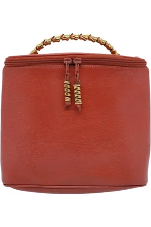 Loewe Pre-owned, Kobieta, Pomarańczowy, ONE SIZE, Skóra, Pre-owned Skórzane torebki
