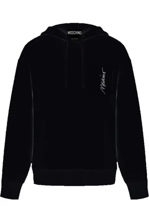 Moschino Bluzy, Mężczyzna, Czarny, S, Swetry & Bluzy z kapturem