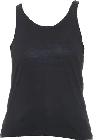 Majestic Koszulki, Kobieta, Niebieski, L, Sleeveless Tops