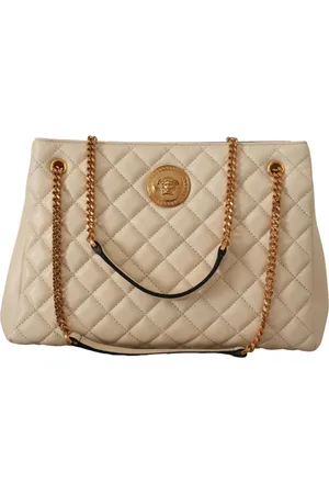 VERSACE Torebki, Kobieta, Biały, ONE SIZE, Tote Bags