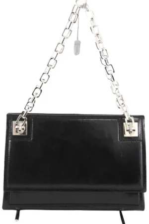 Bally Pre-owned, Kobieta, Czarny, ONE SIZE, Skóra, Pre-owned skórzane torby na ramię