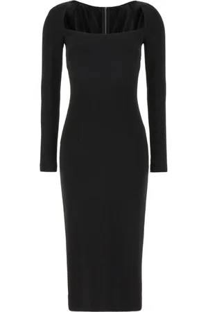 Dolce & Gabbana Sukienki, Kobieta, Czarny, M, Eleganckie Sukienki