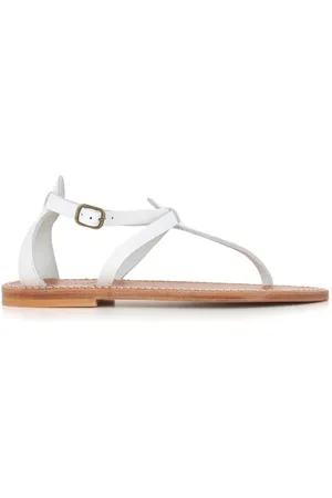 K jacques Buty, Kobieta, Biały, 38 EU, Flat Sandals