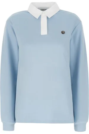 AMBUSH Koszulki, Kobieta, Niebieski, L, Polo Shirts