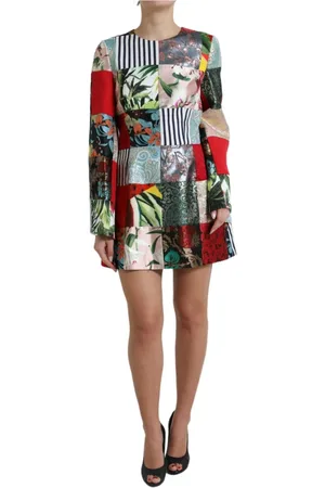 Dolce & Gabbana Sukienki, Kobieta, Wielobarwność, M, Short Sukienki