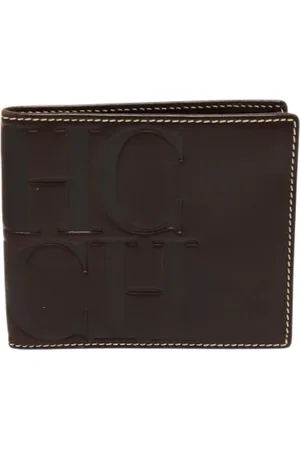 Carolina Herrera Pre-owned, Mężczyzna, brązowy, ONE SIZE, Pre-owned skórzane portfele