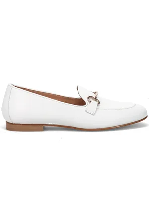 SANGIORGIO Buty, Kobieta, Biały, 36 EU, Mokasyny