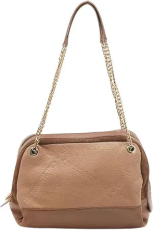 Carolina Herrera Pre-owned, Kobieta, brązowy, ONE SIZE, Zamsz, Pre-owned skórzane torby na ramię