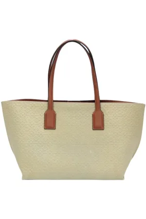 Loewe Pre-owned, Kobieta, Beżowy, ONE SIZE, Skóra, Pre-owned Leather totes