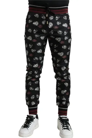 Dolce & Gabbana Spodnie, Mężczyzna, Czarny, L, Sweatpants