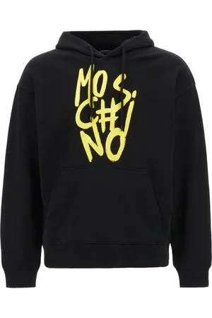 Moschino Bluzy, Mężczyzna, Czarny, XL, Bluzy z kapturem